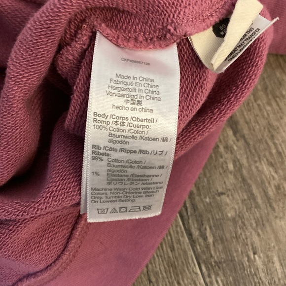 Madewell 3/4 sleeve sweatshirt tee - Picture 3 of 3